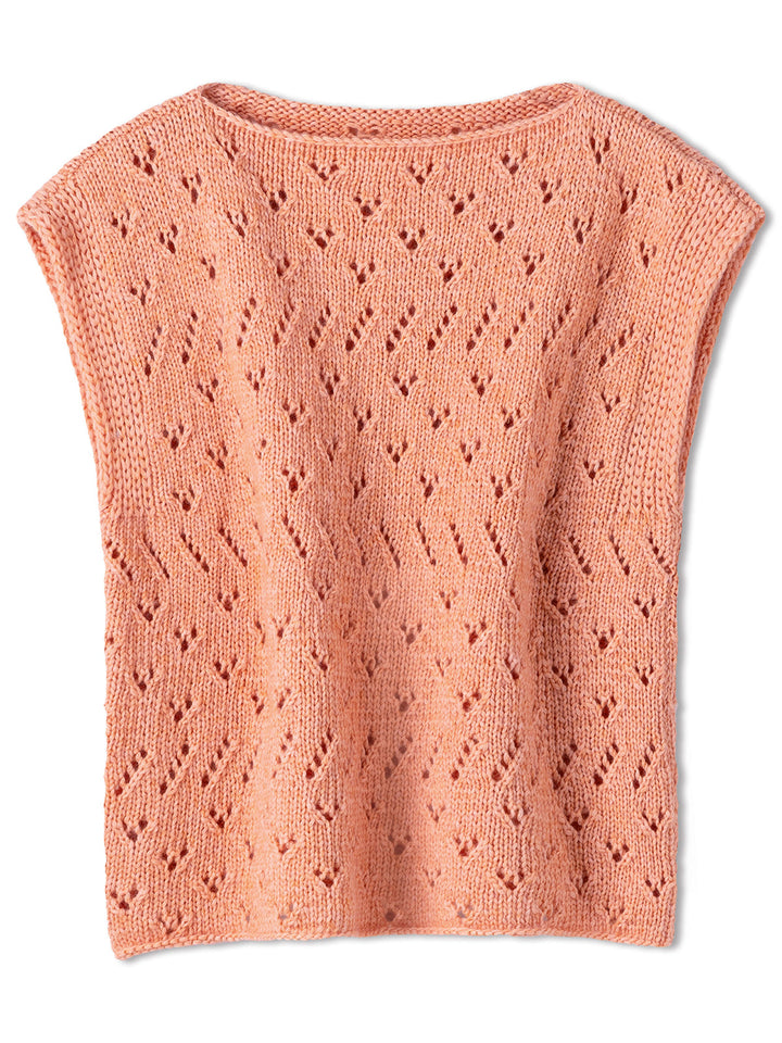 Strickpaket Summer Softness Top mit Ajourmuster