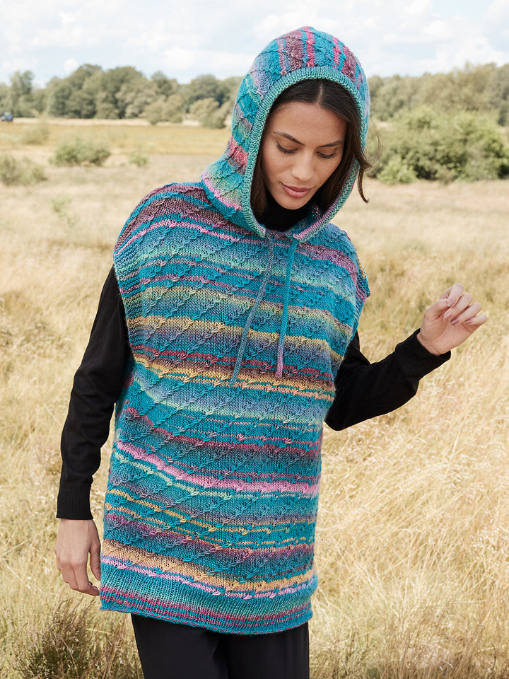 Strickpaket Gomitolo Magico Hoodie-Pullunder