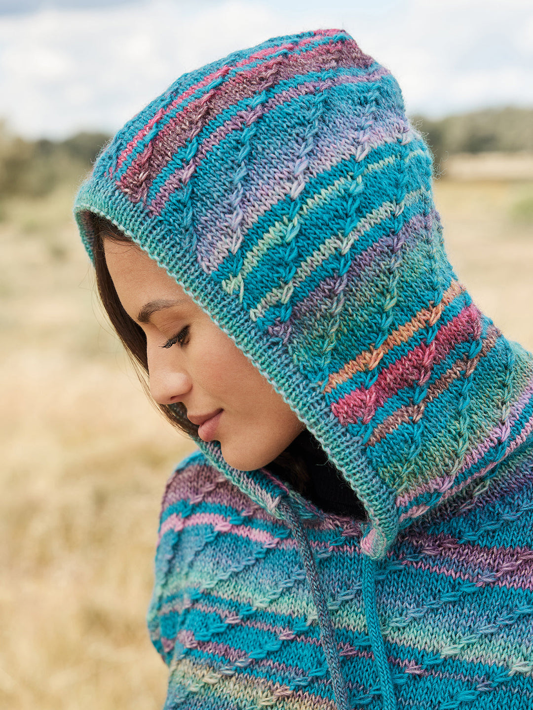 Strickpaket Gomitolo Magico Hoodie-Pullunder