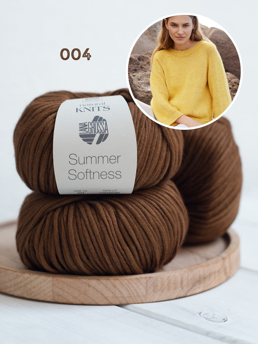 Strickpaket Summer Softness Top-Down Raglanpullover