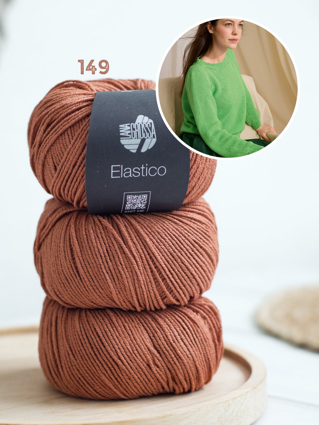 Strickpaket Elastico Pullover mit Schulterpasse