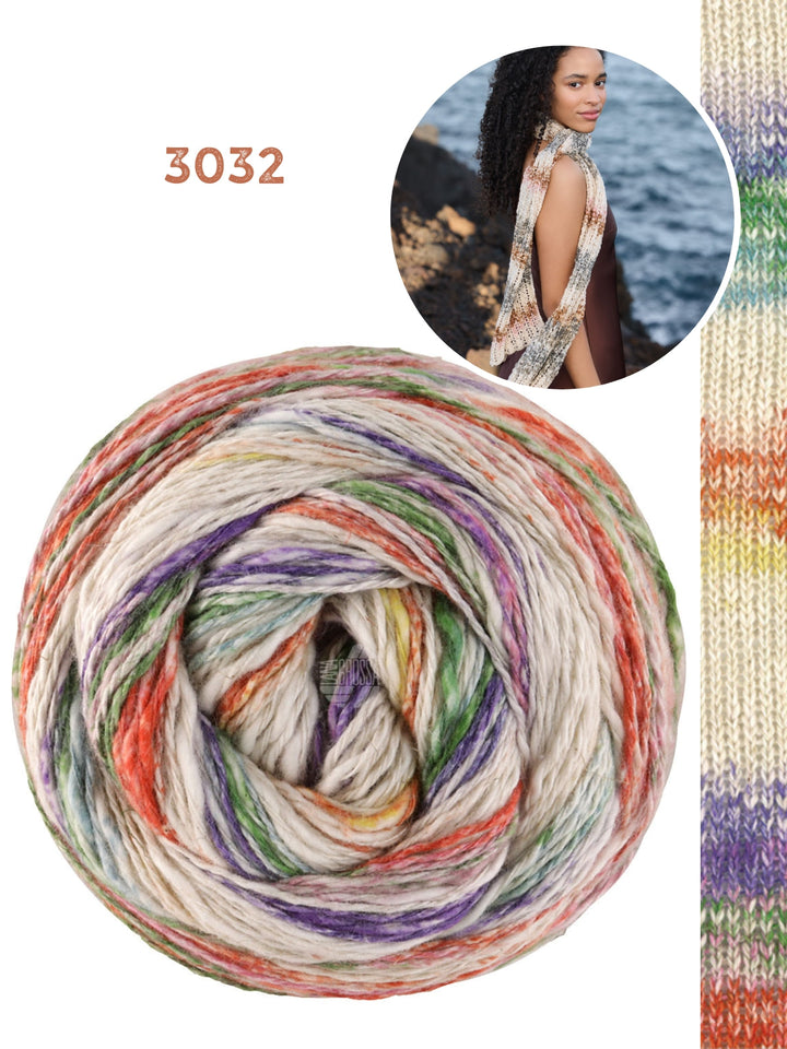 Strickpaket Gomitolo Hippie Ajour-Tuch