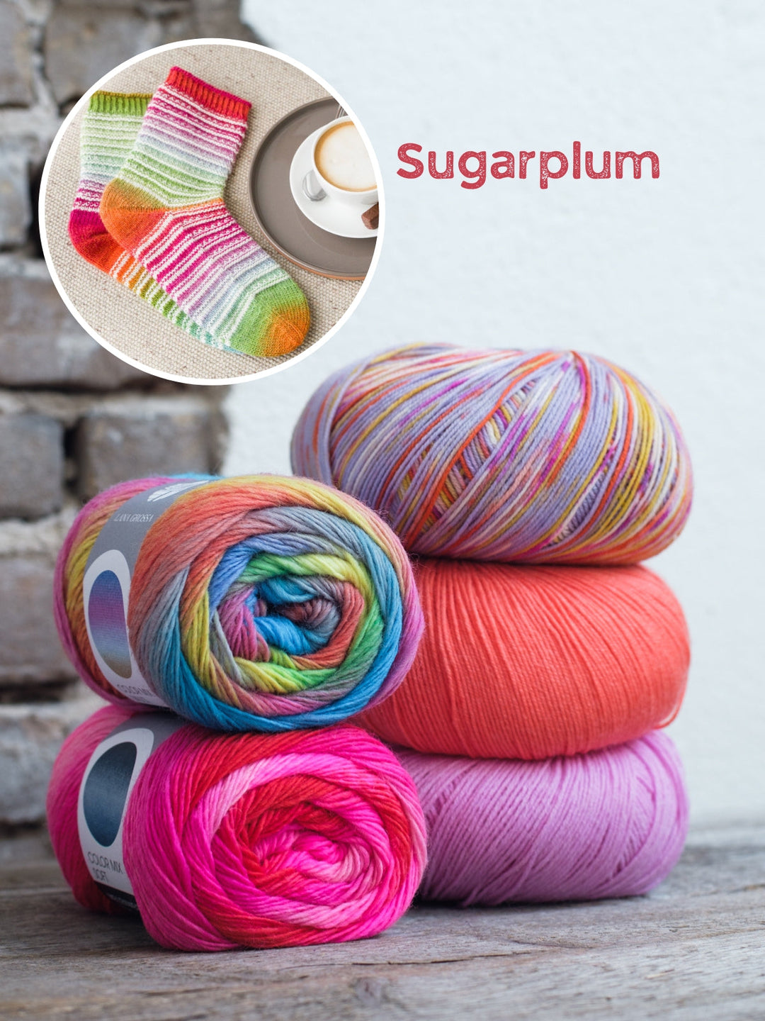 Strickpaket Candy Gang Socks - Tanja Steinbach