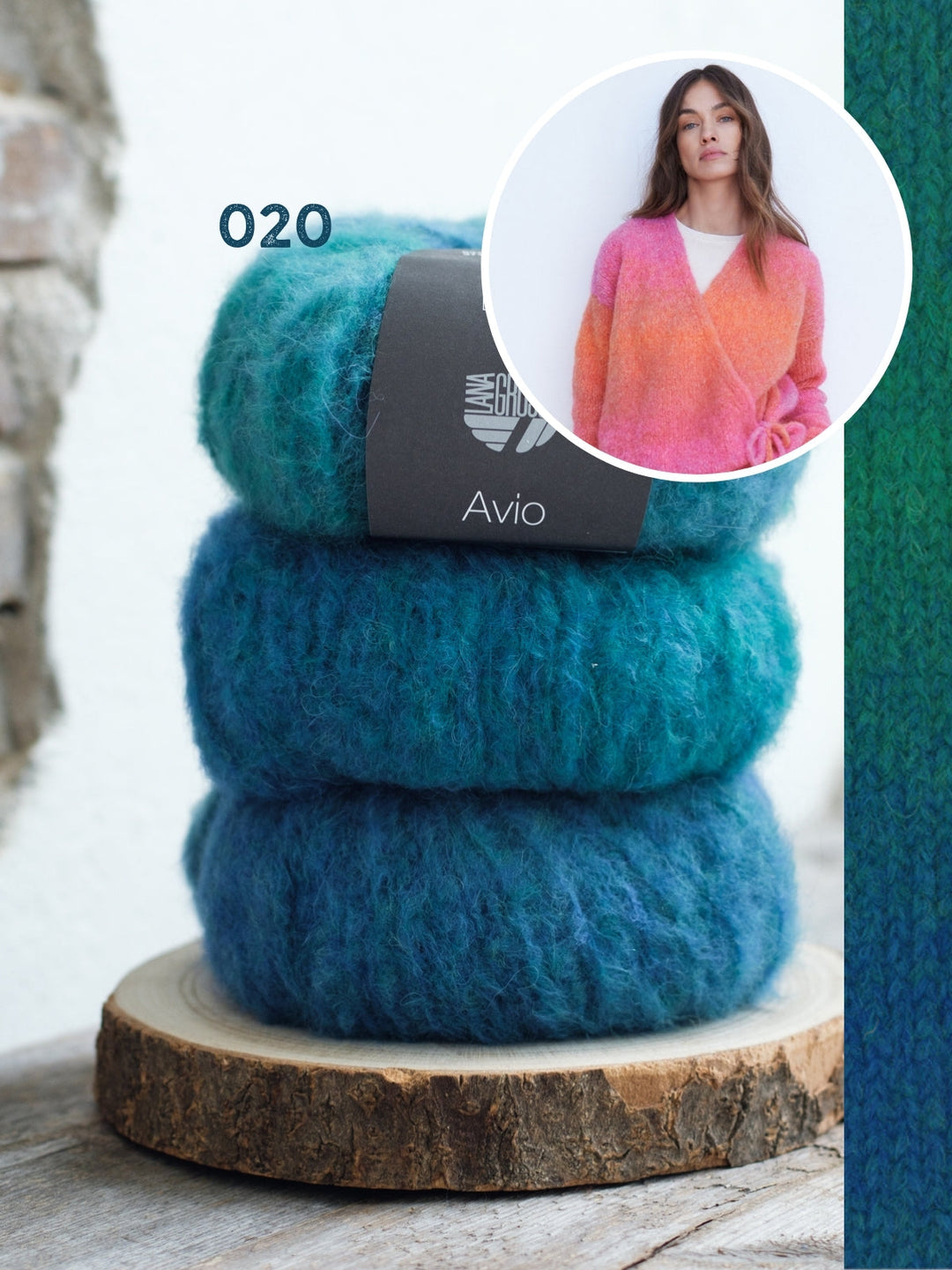 Strickpaket Avio Wickeljacke