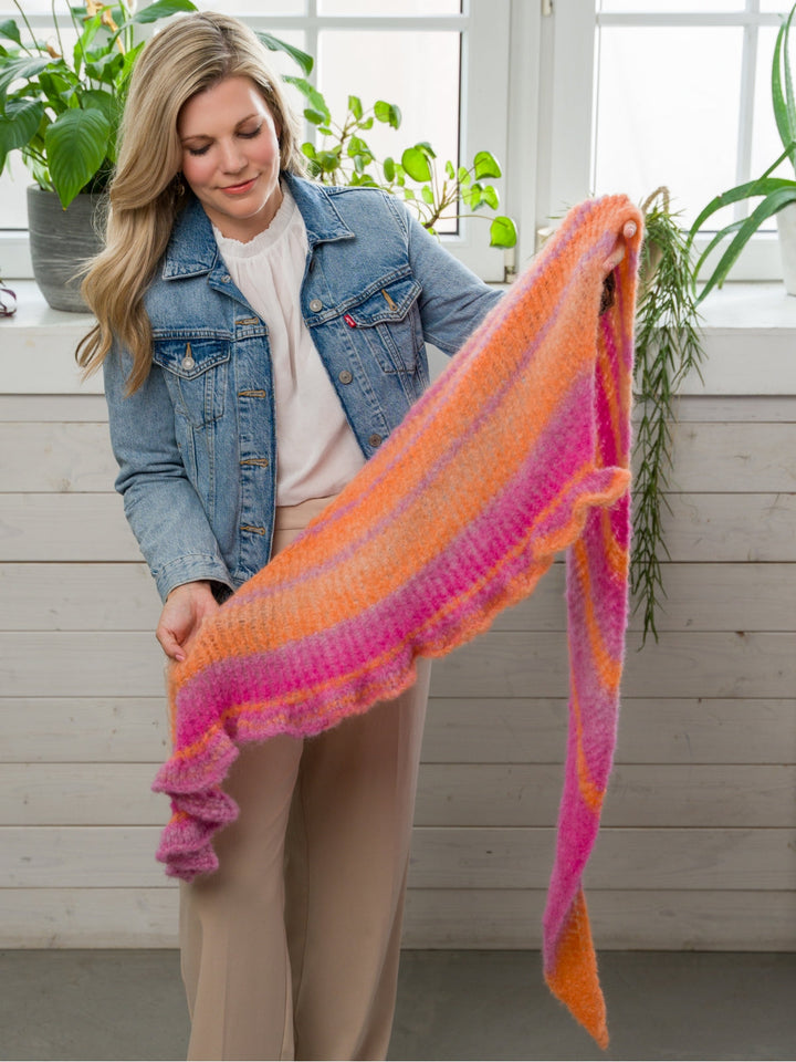 Strickpaket Gigante und Superkid Seta Tuch mit Volante - Tanja Steinbach