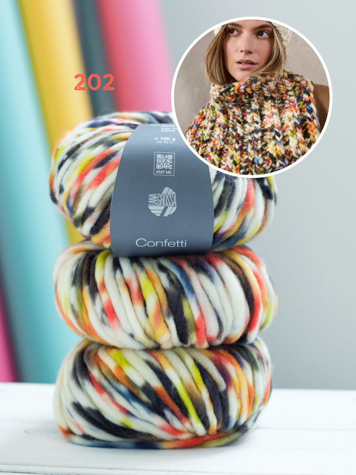 Strickpaket Confetti Loop