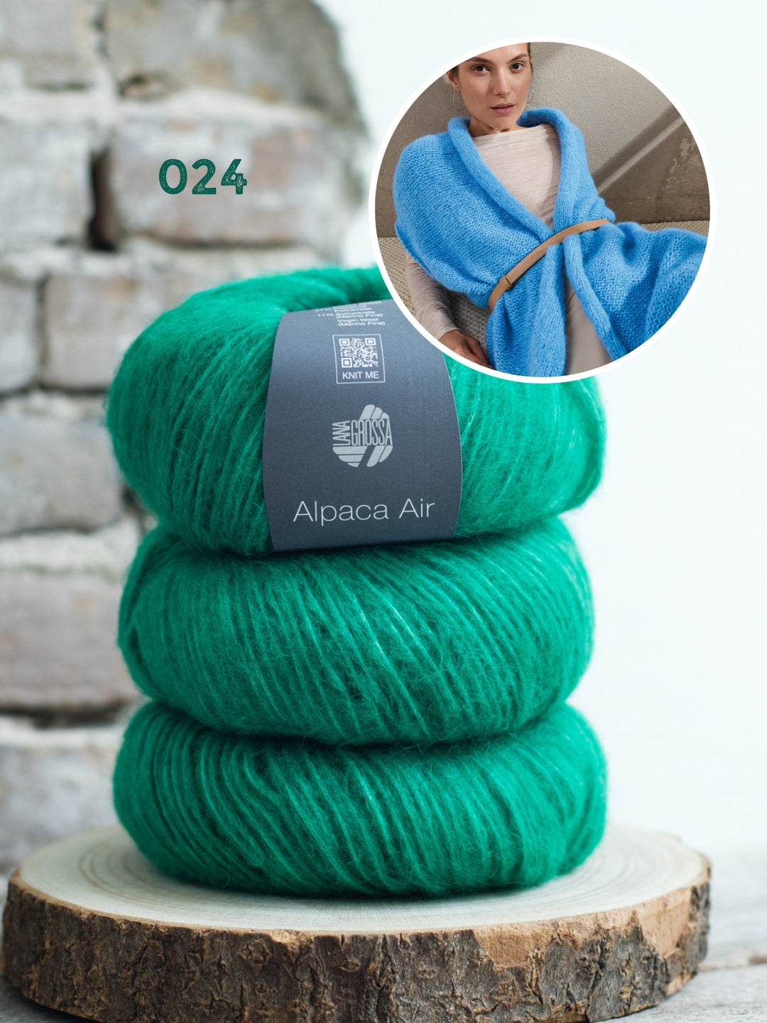 Strickpaket Alpaca Air Weste