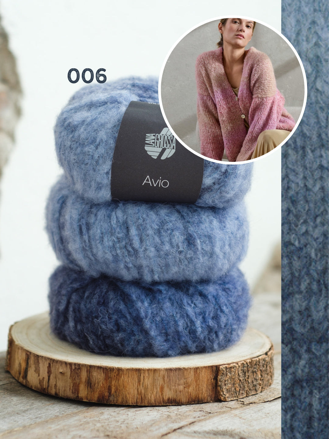 Strickpaket Avio Jacke