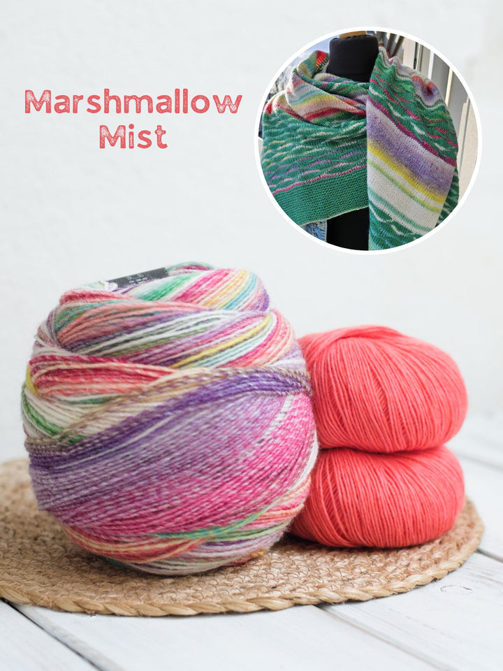 Strickpaket Lizas Tuch New Waves - Gomitolo Ecopuno