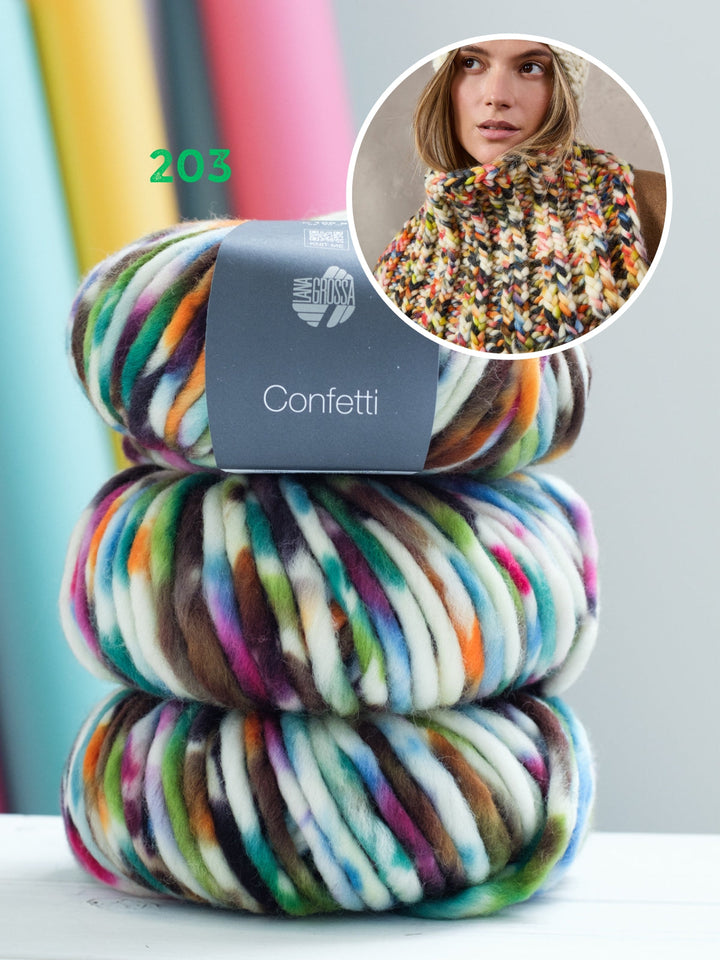 Strickpaket Confetti Loop