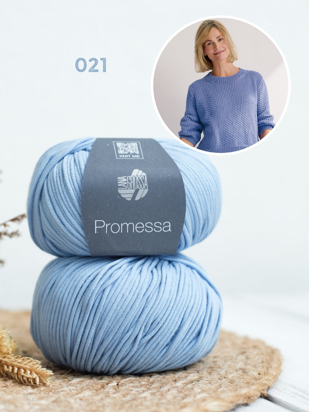 Strickpaket Promessa Pullover mit Strukturmuster