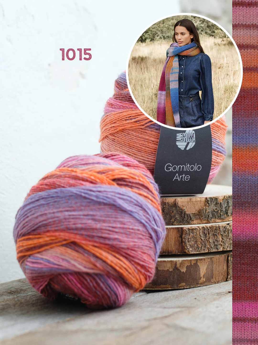 Strickpaket Gomitolo Arte Schal