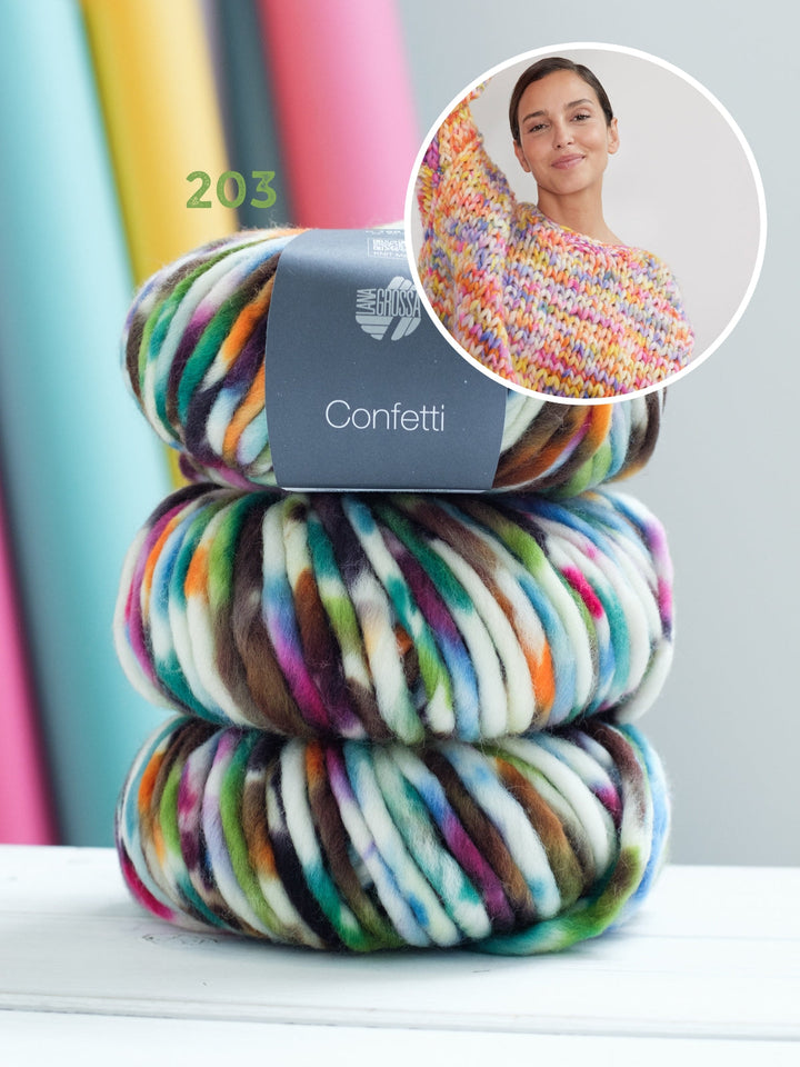 Strickpaket Confetti Pullover