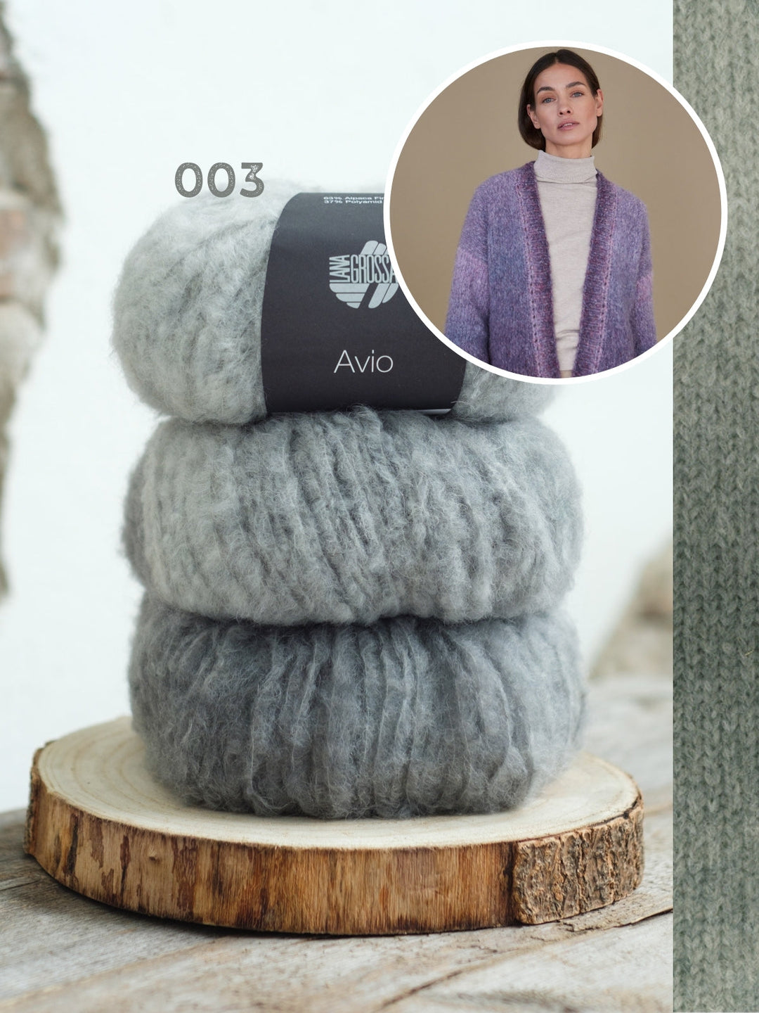 Strickpaket Avio Cardigan