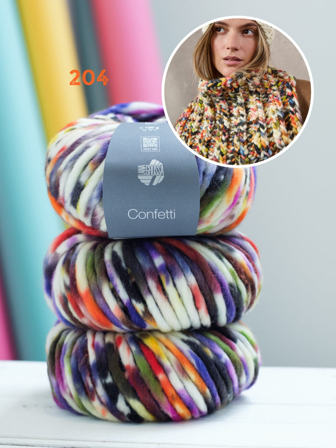 Strickpaket Confetti Loop