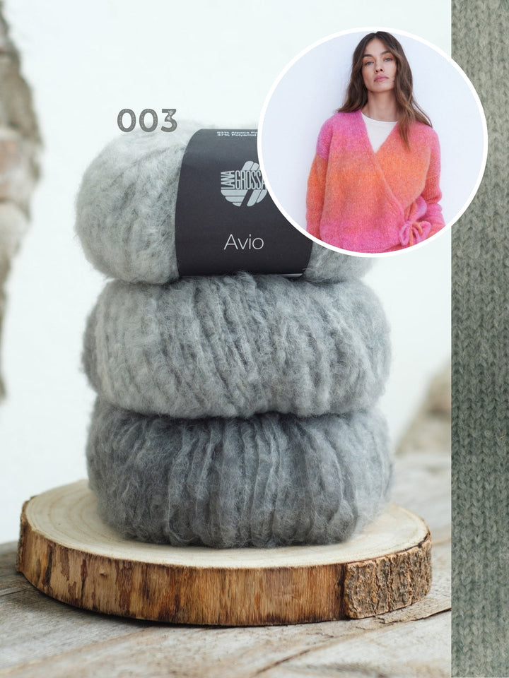 Strickpaket Avio Wickeljacke