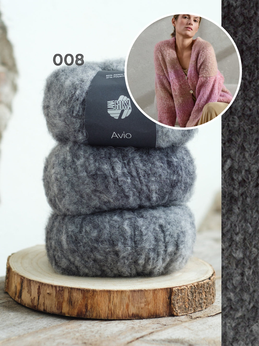 Strickpaket Avio Jacke