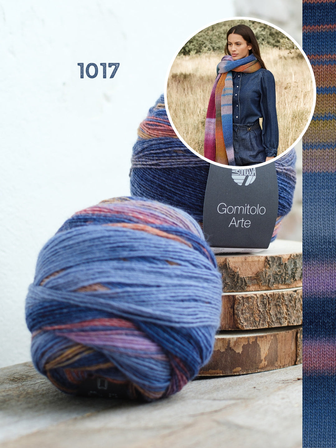 Strickpaket Gomitolo Arte Schal