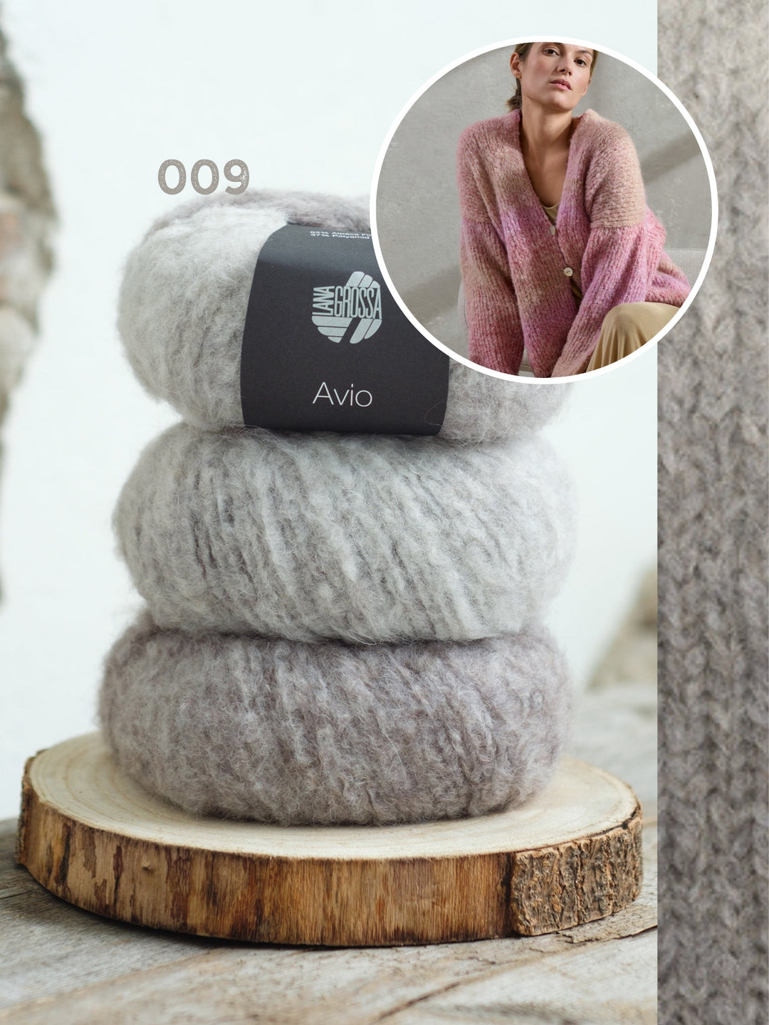 Strickpaket Avio Jacke