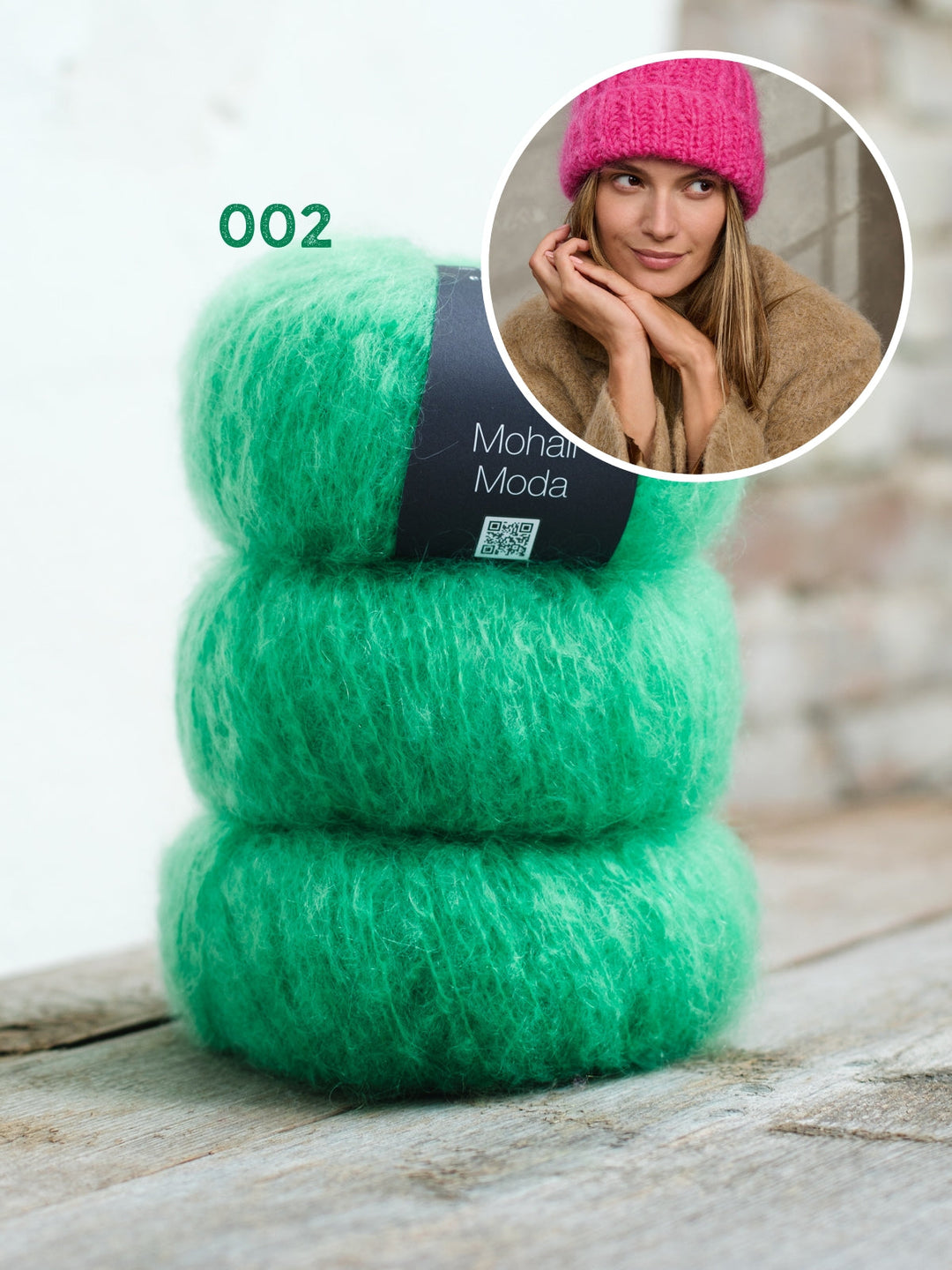 Strickpaket Mohair Moda Mütze