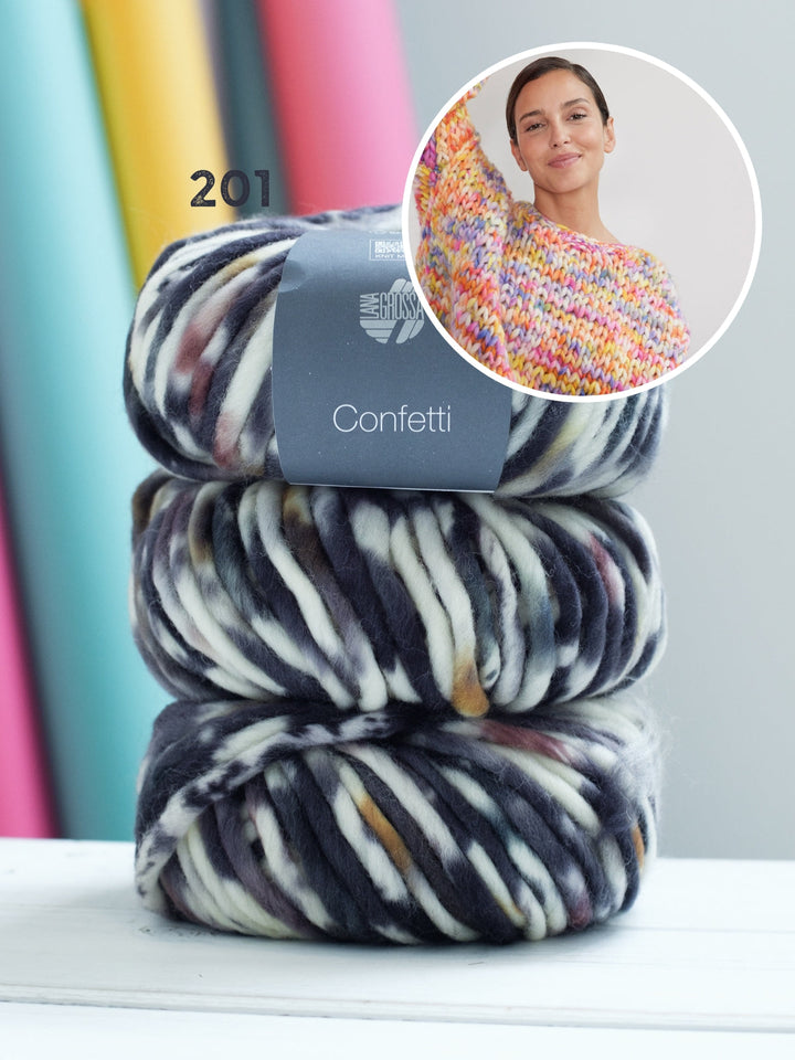 Strickpaket Confetti Pullover