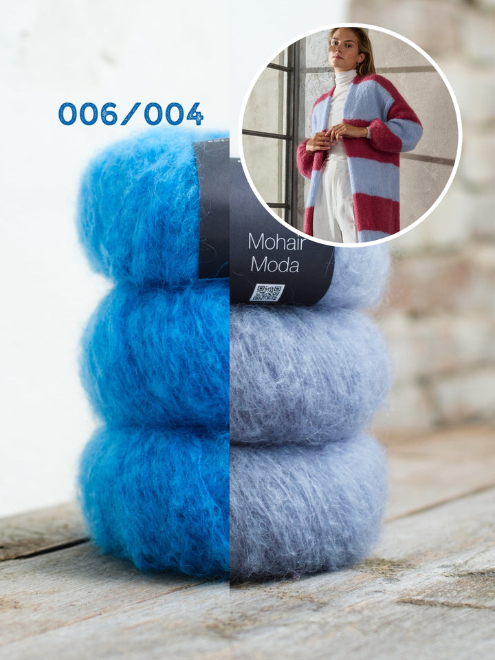 Strickpaket Mohair Moda Mantel