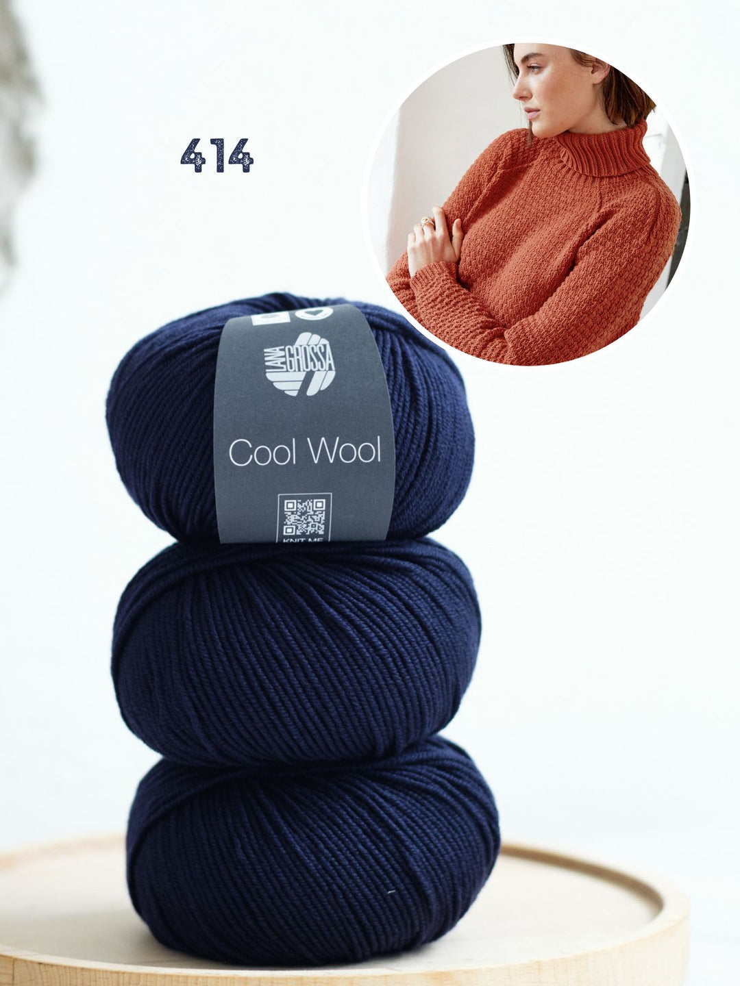 Strickpaket Cool Wool Raglanpullover