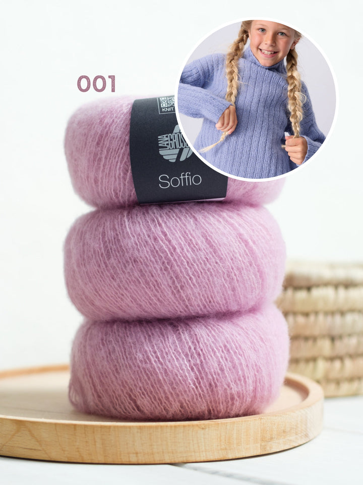 Strickpaket Soffio Rippen-Rolli