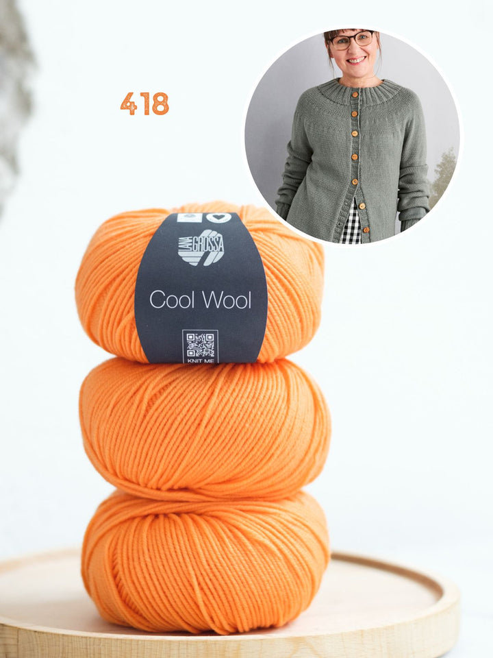 Strickpaket Cool Wool Cardigan