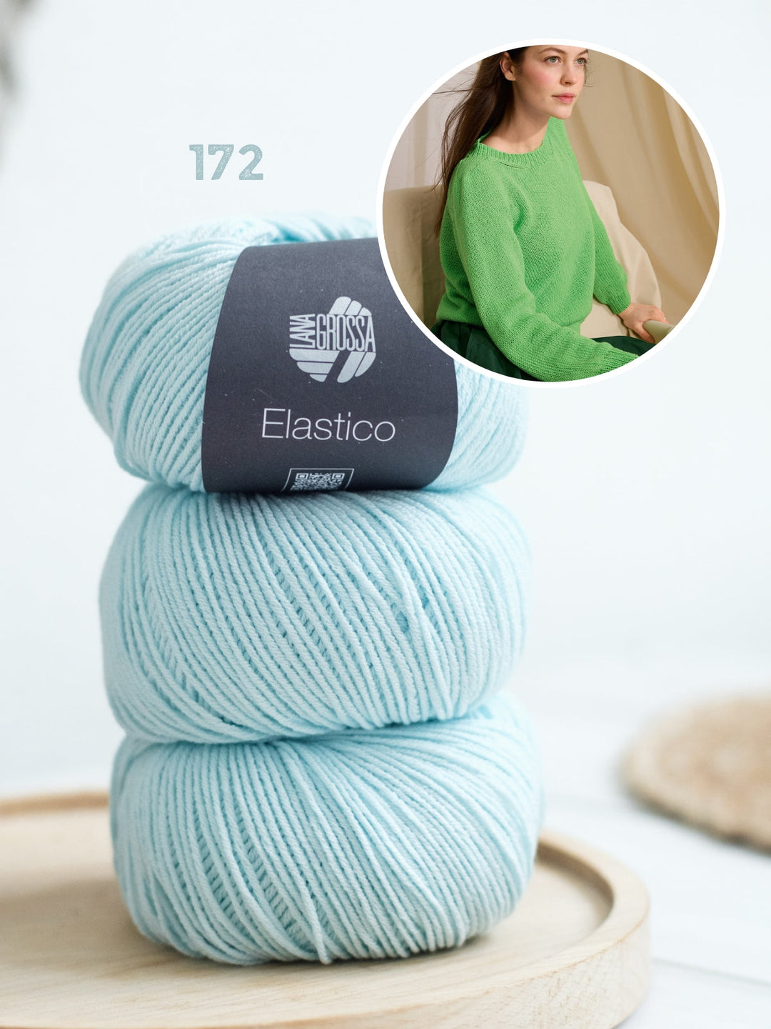 Strickpaket Elastico Pullover mit Schulterpasse