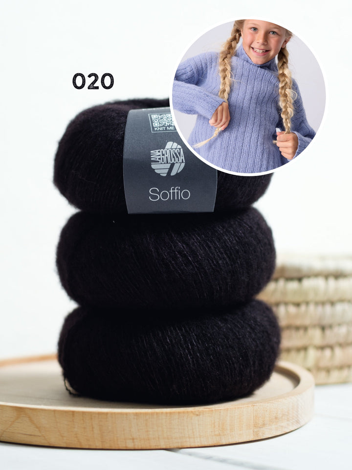 Strickpaket Soffio Rippen-Rolli