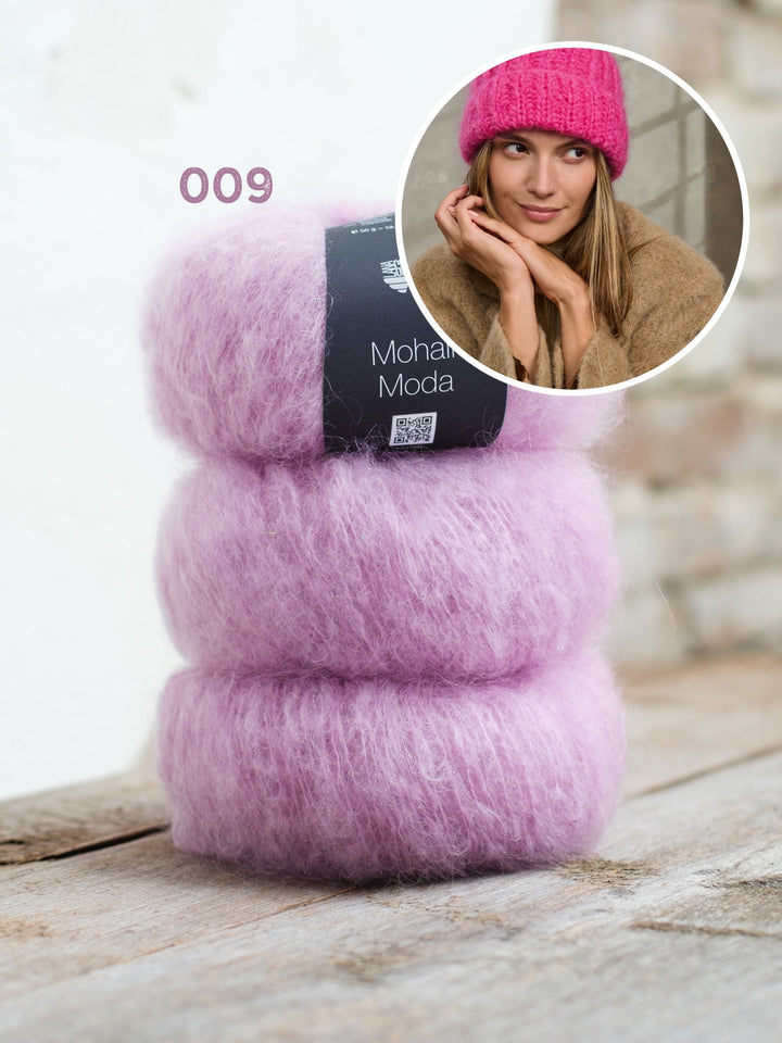 Strickpaket Mohair Moda Mütze