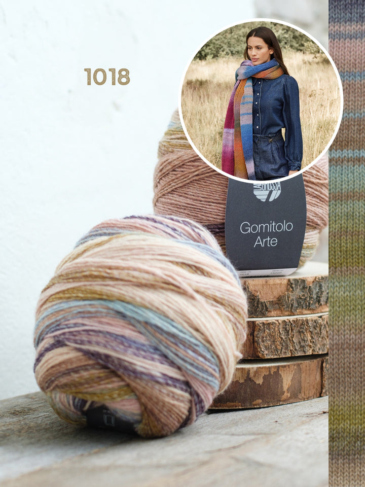 Strickpaket Gomitolo Arte Schal