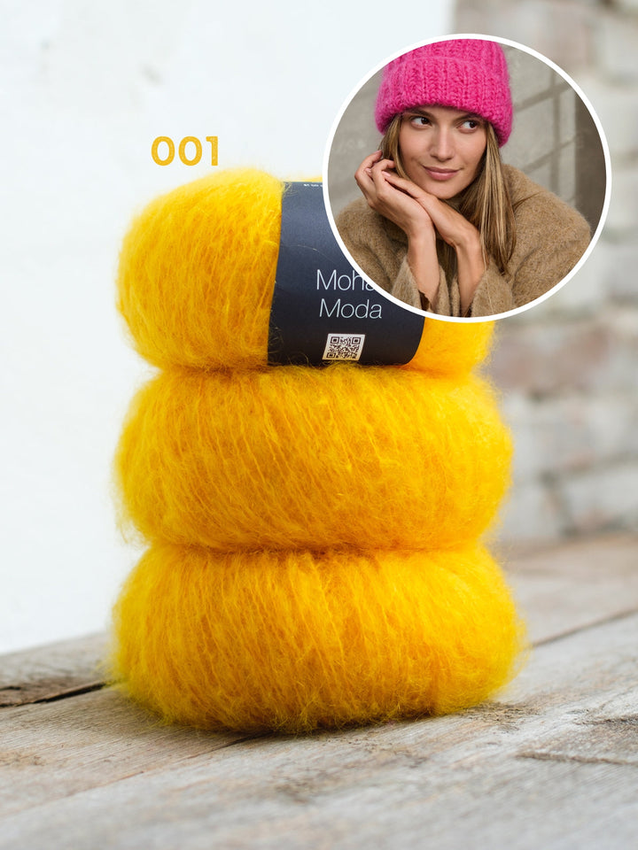 Strickpaket Mohair Moda Mütze