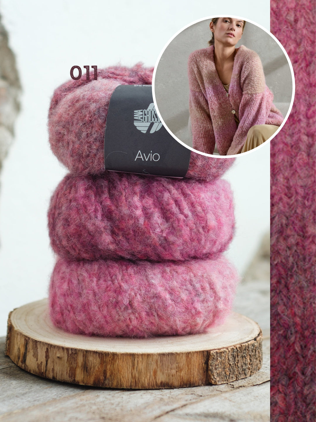 Strickpaket Avio Jacke