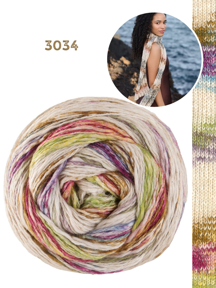 Strickpaket Gomitolo Hippie Ajour-Tuch