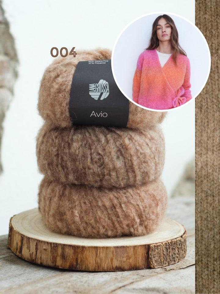 Strickpaket Avio Wickeljacke