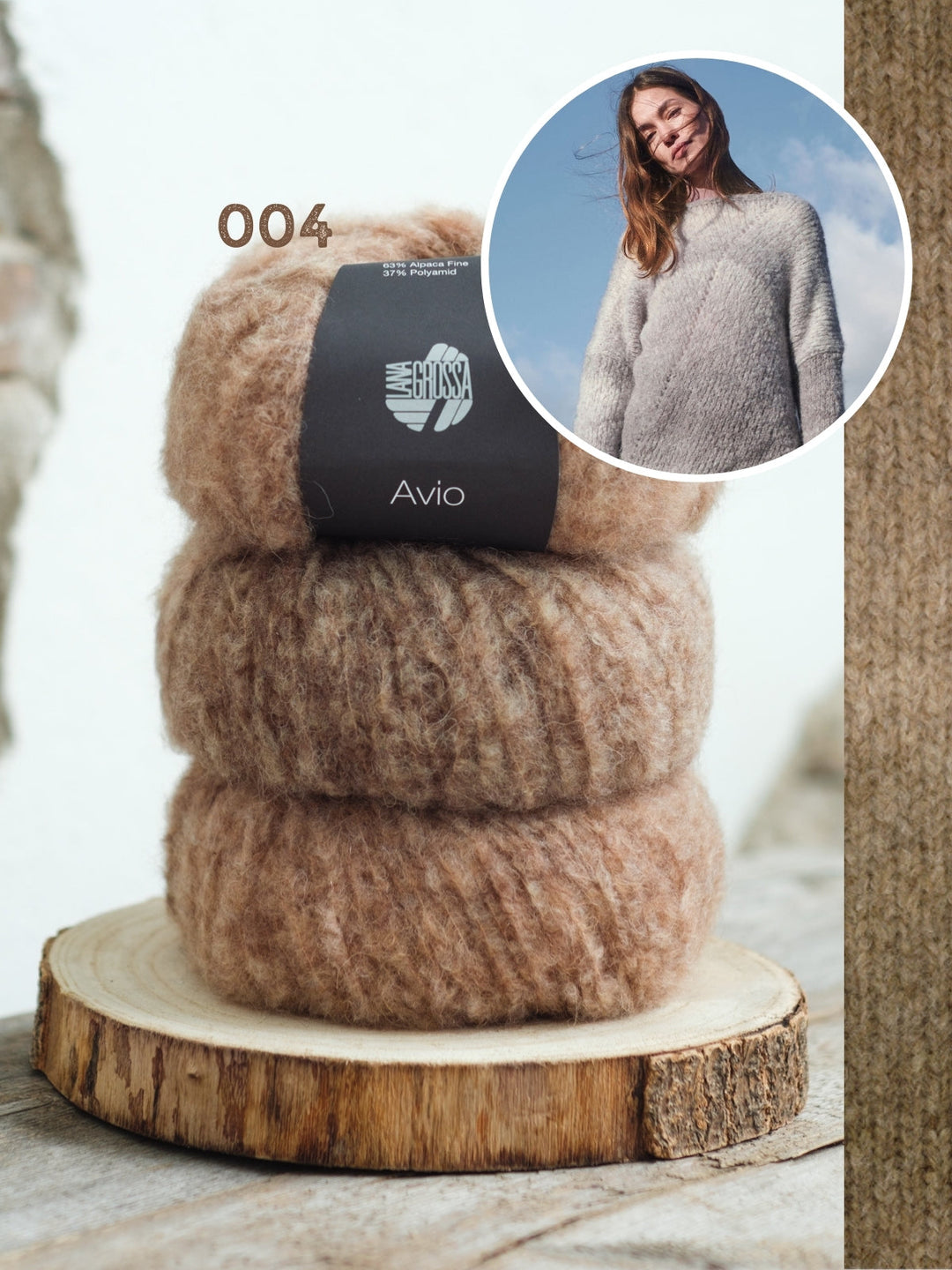 Strickpaket Avio Pullover