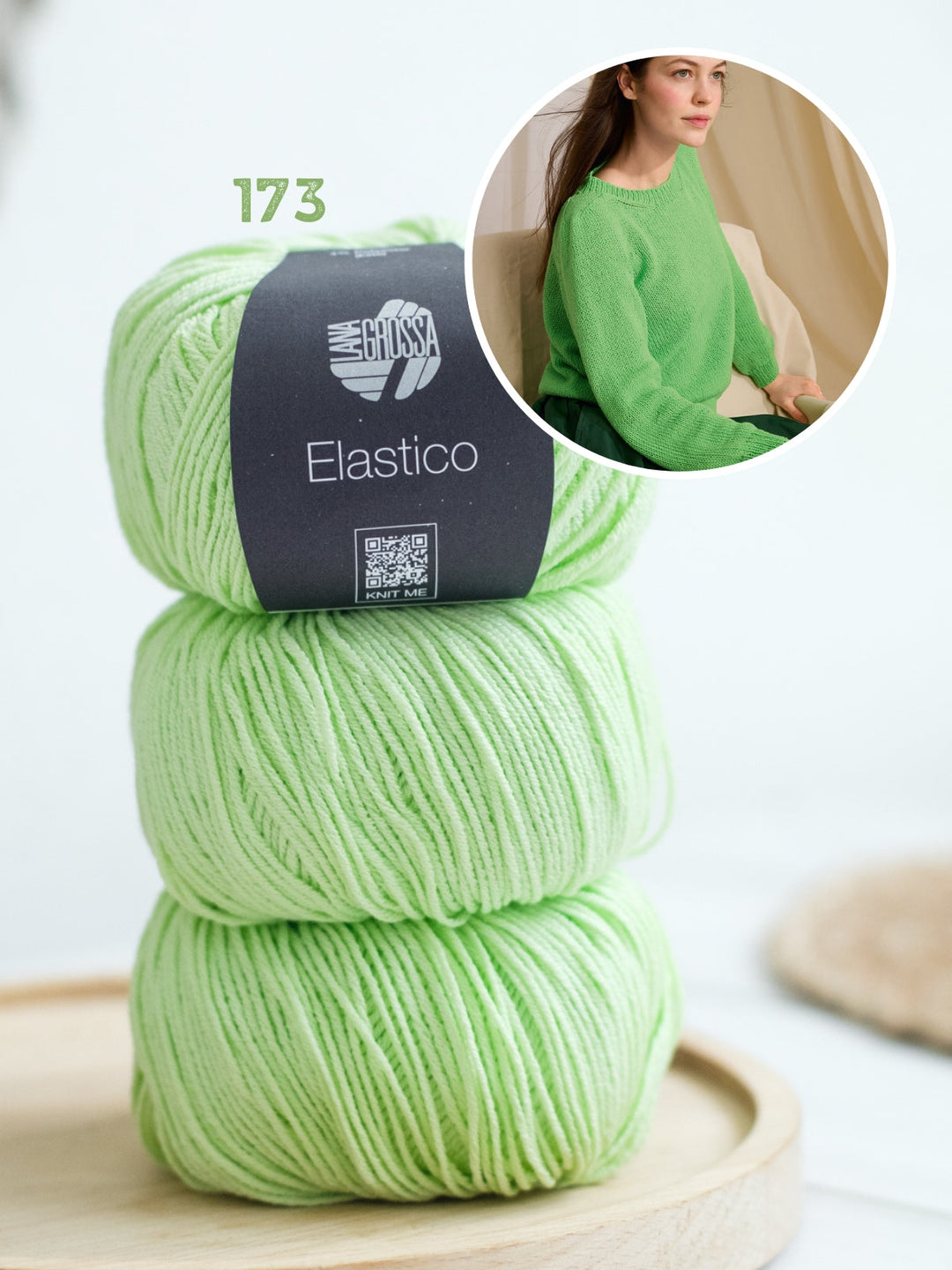 Strickpaket Elastico Pullover mit Schulterpasse