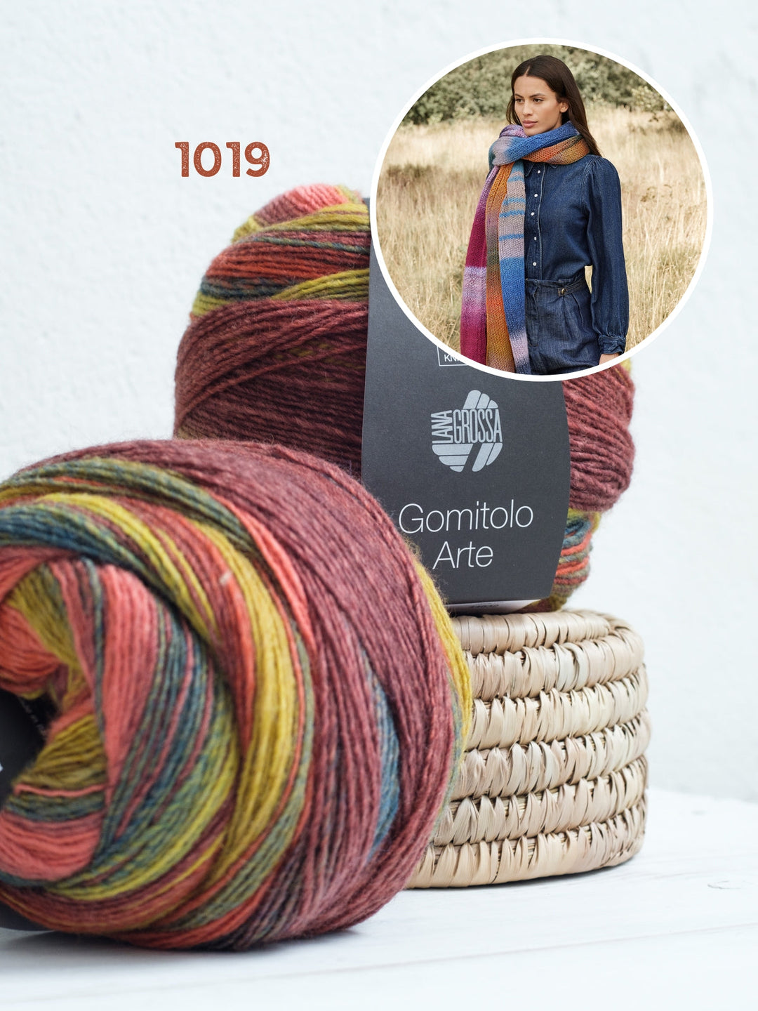 Strickpaket Gomitolo Arte Schal