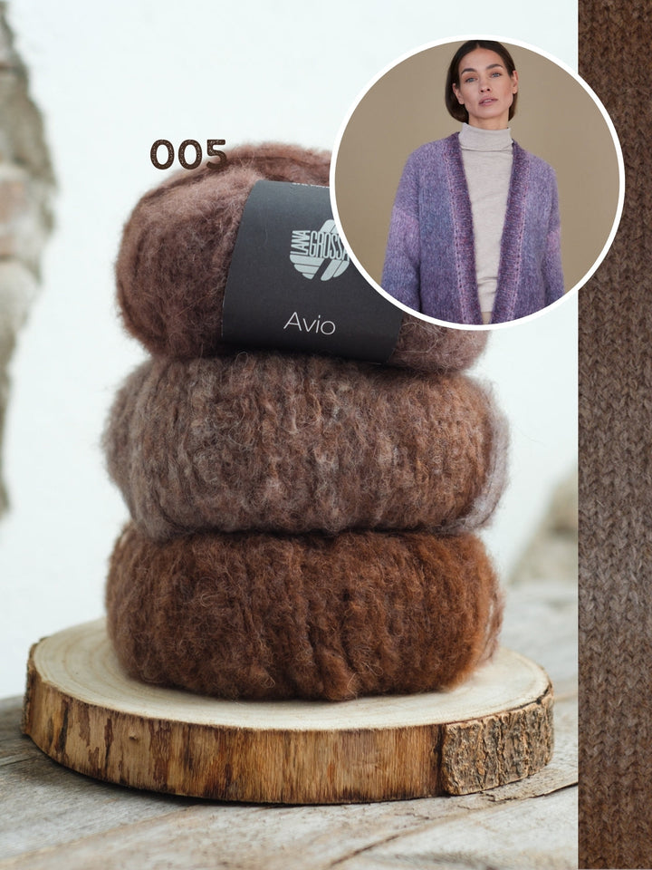 Strickpaket Avio Cardigan