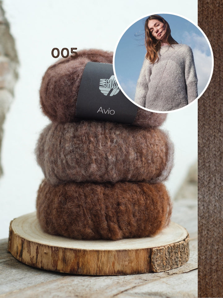 Strickpaket Avio Pullover