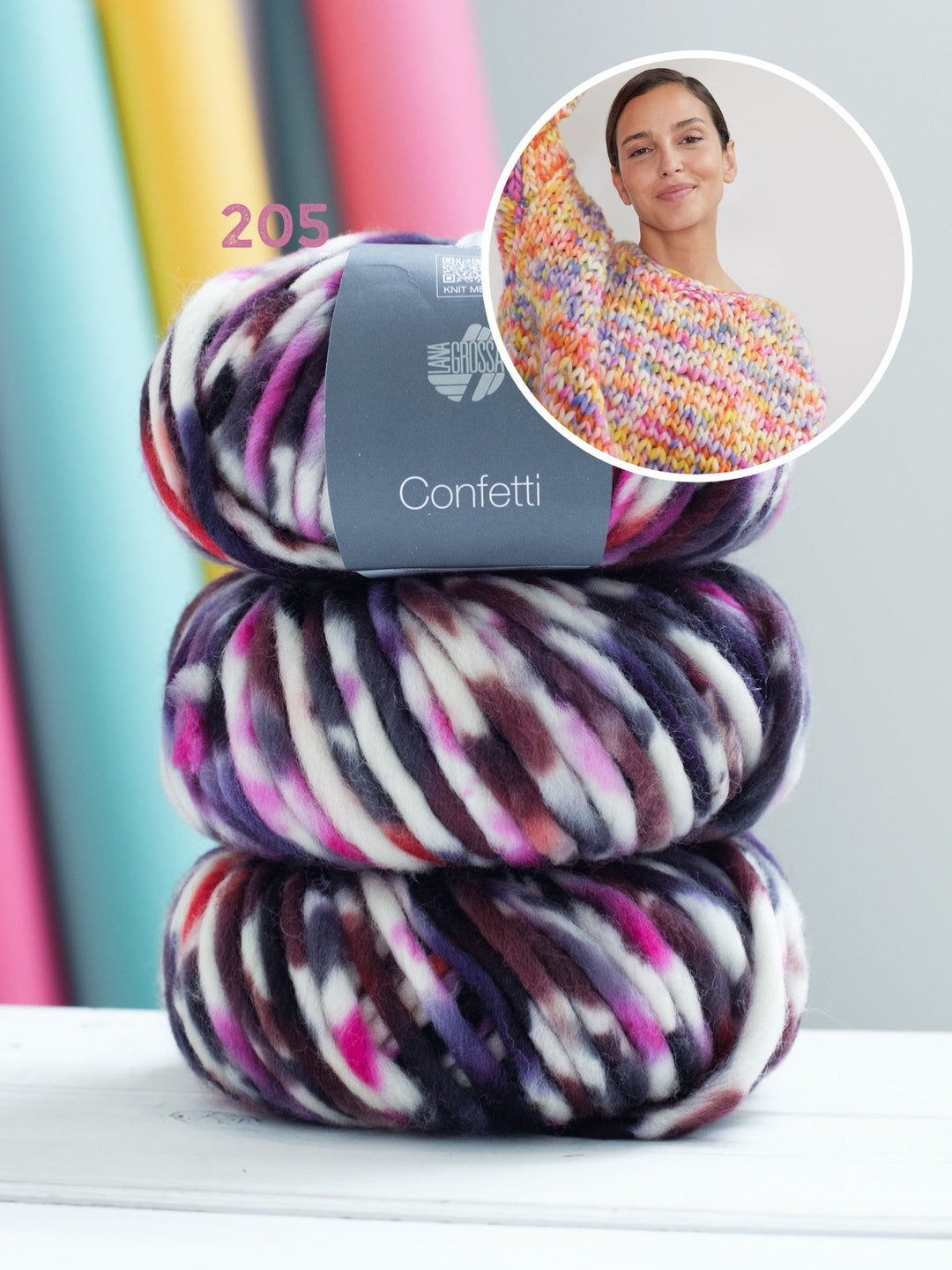 Strickpaket Confetti Pullover