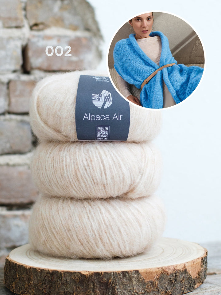 Strickpaket Alpaca Air Weste