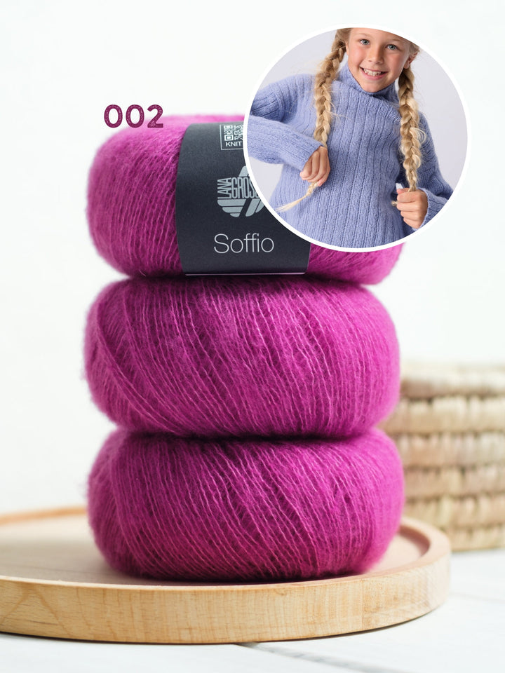 Strickpaket Soffio Rippen-Rolli