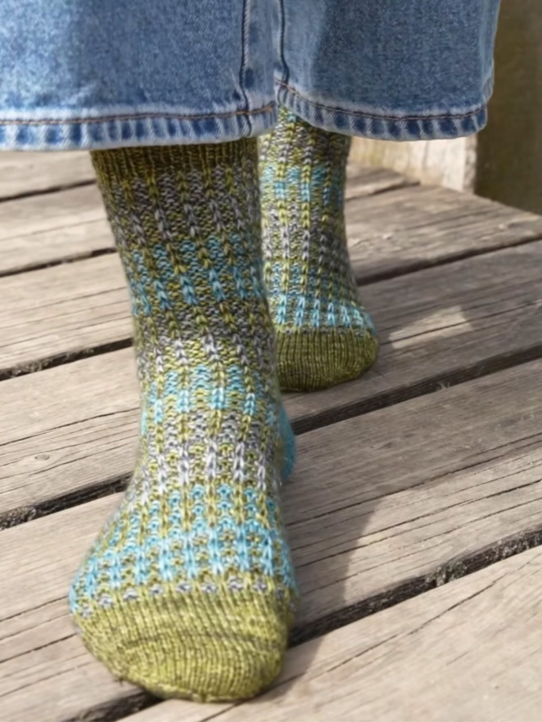 Strickpaket Grüne Socken - Tanja Steinbach