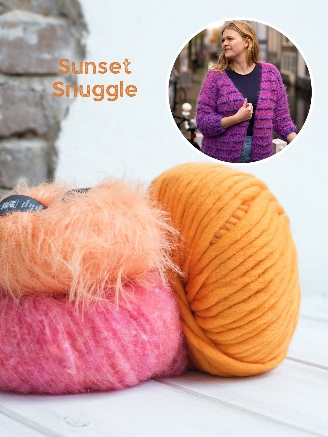 Strickpaket Sunset Snuggle Jacke