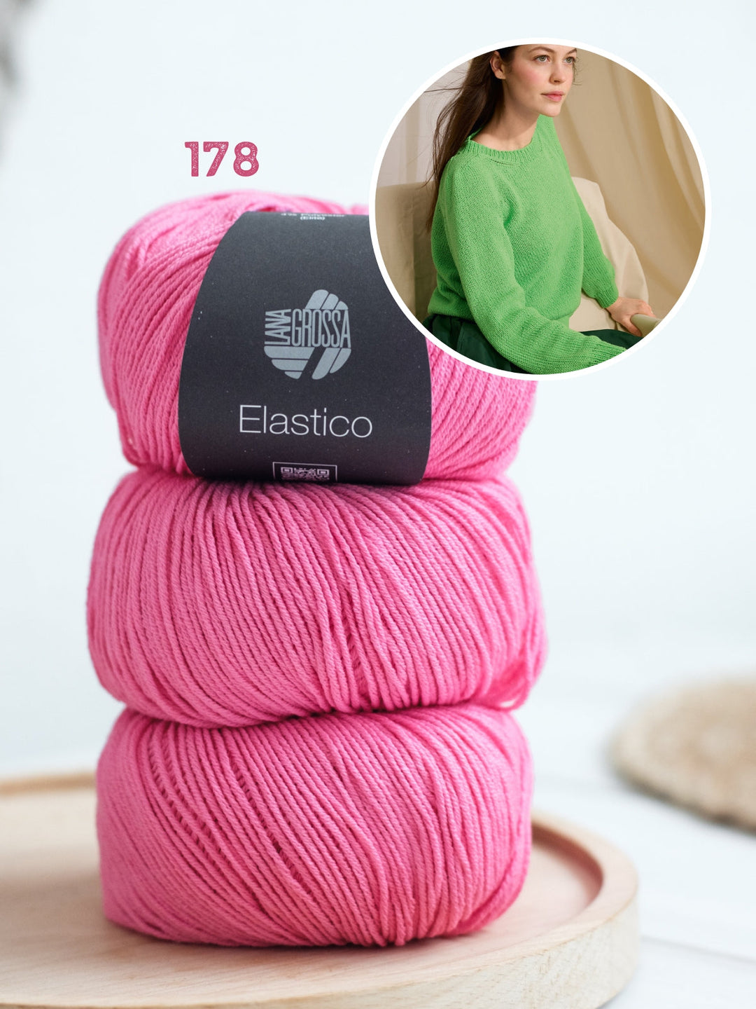 Strickpaket Elastico Pullover mit Schulterpasse