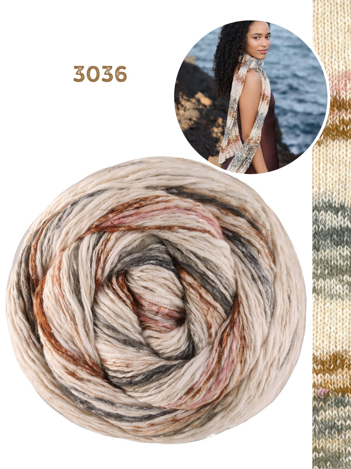 Strickpaket Gomitolo Hippie Ajour-Tuch