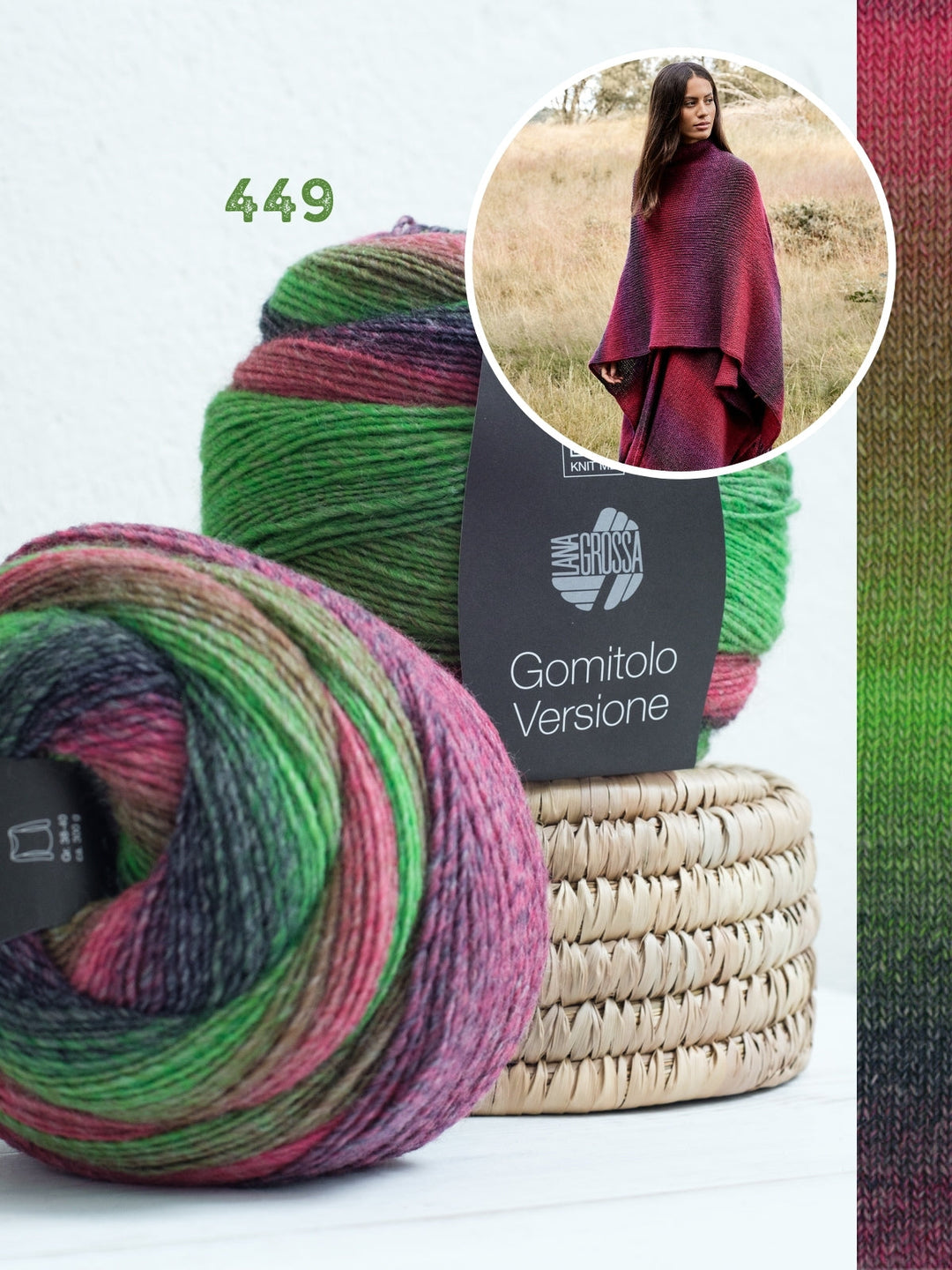 Strickpaket Gomitolo Versione Poncho